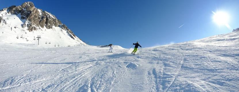 Winterurlaub: Ski fahren gehen
