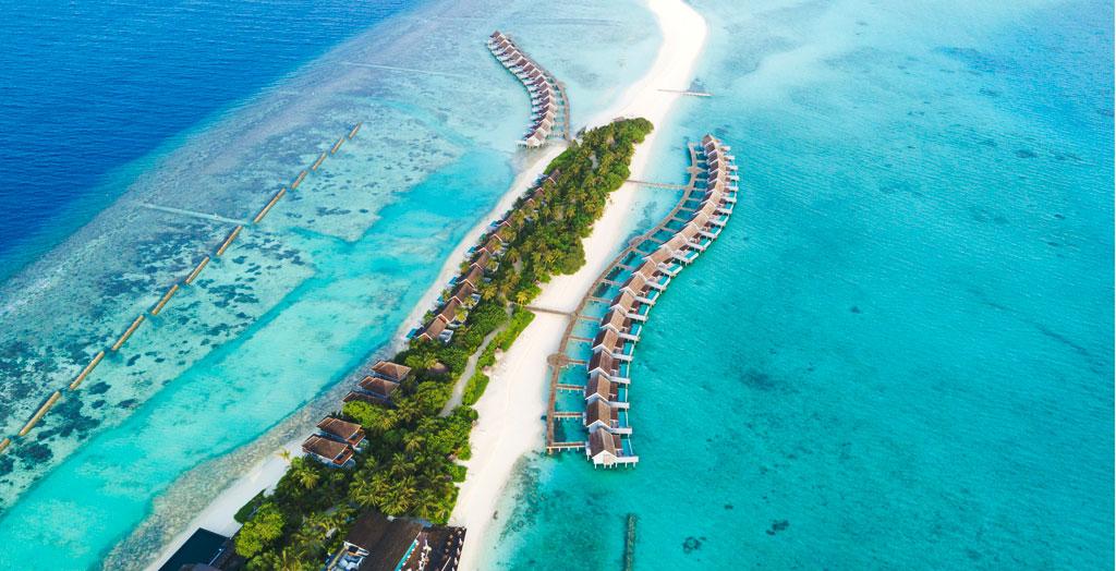 Luxus-Inselresort auf den Malediven 