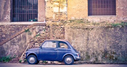 Retro-Auto in Italien