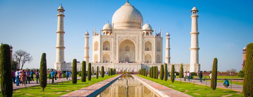 Der Taj Mahal in Indien