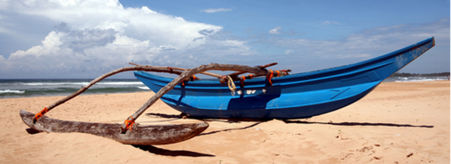 Boot Strand Meer Sri Lanka Asien