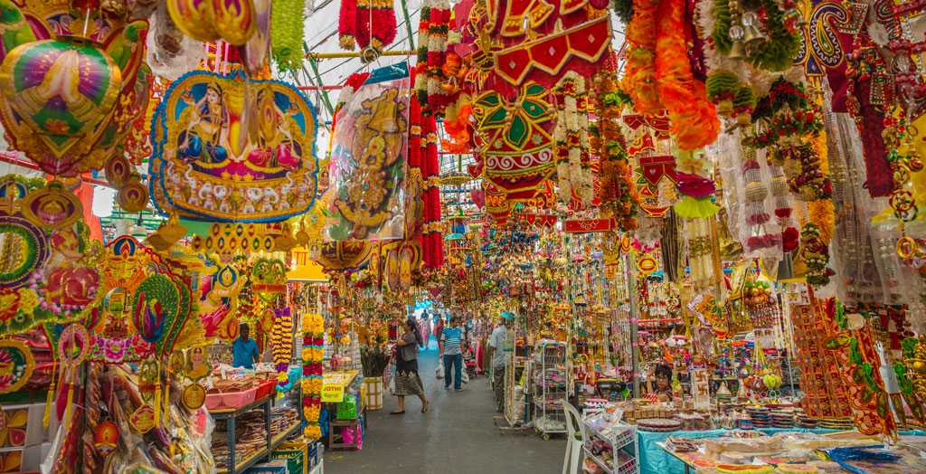 Markt in Little India, Singapur