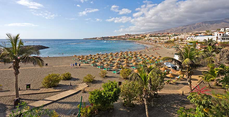 Playa de las Américas in Santa Cruz de Tenerife auf Teneriffa