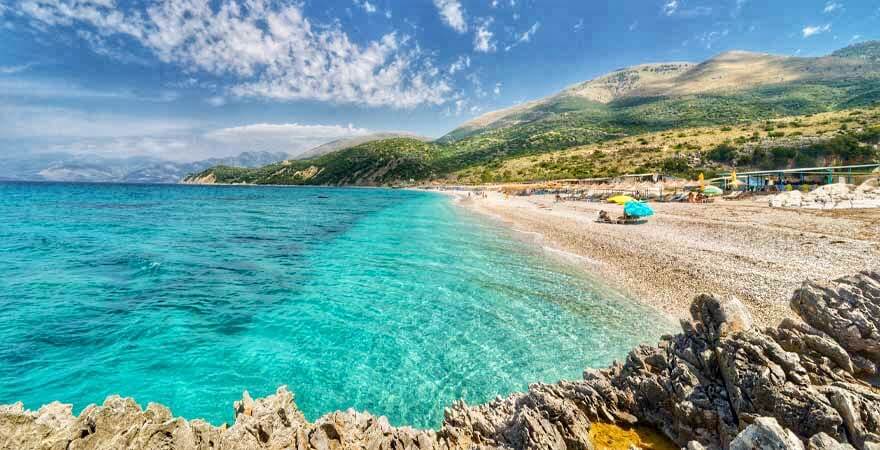 Strand von Lukove in Albanien 1006775252