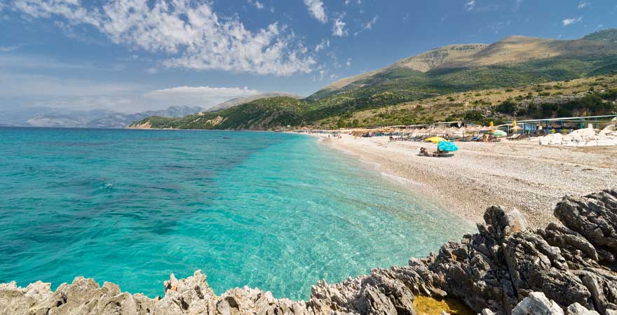strand lukove in albanien
