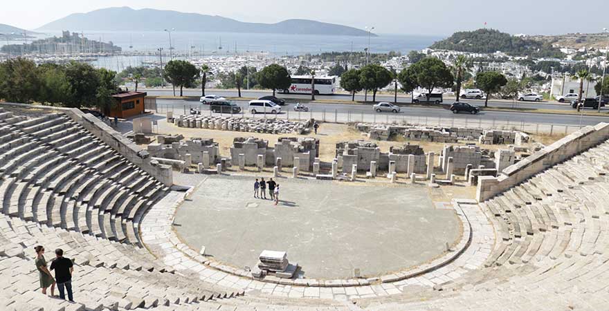 Amphitheater in Bodrum, Türkei