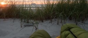 Camping in den Dünen an der Ostsee