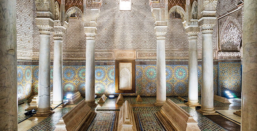 Grosses Mausoleum von Marrakesch
