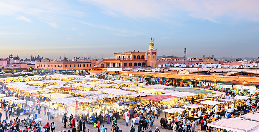 Marktplatz Djemaa el Fna in Marrakesch