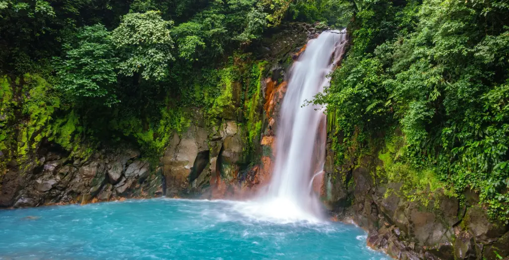 Wasserfall des Rio Celeste, Tenorio-Vulkan-Nationalpark, Costa Rica