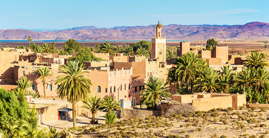 Tifoultoute Kasbha von Ouarzazate in Marokko