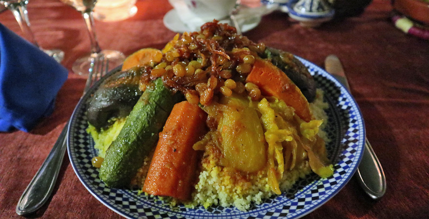 Dinner im Riad Catalina in Marrakesch