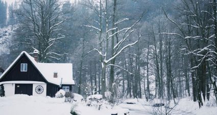 Winterlandschaft in Tschechie
