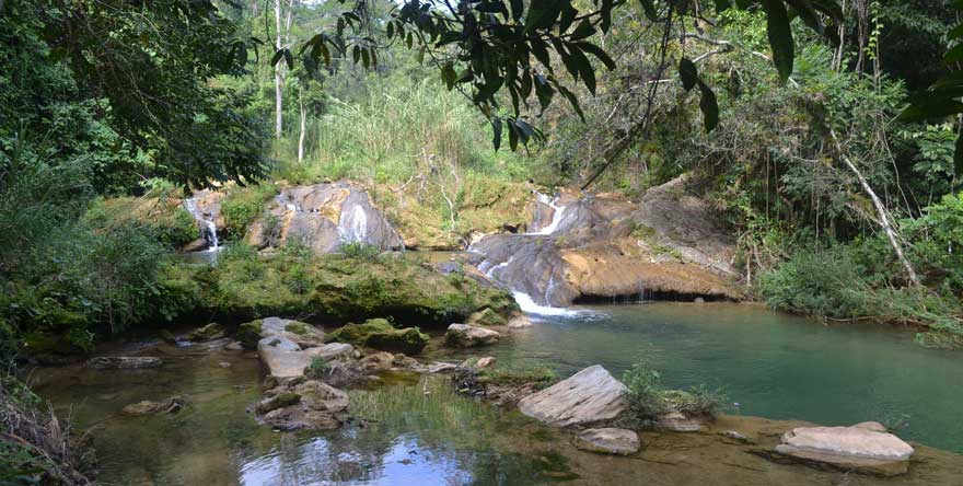 Wasserfall in Topes de Collantes