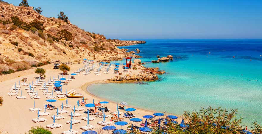 Nissi-Strand auf Zypern