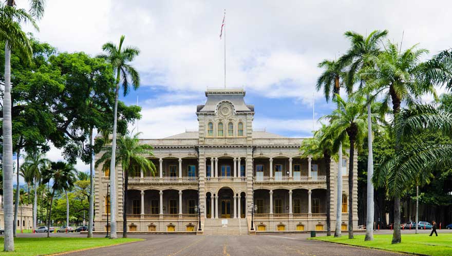Iolani Palace auf Hawaii