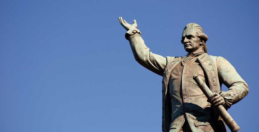 Statue Captain Cook