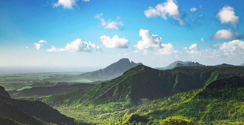 Blick auf den Black River Gorges Nationalpark auf Mauritius