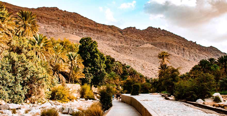 Wadi bani Khalid im Oman