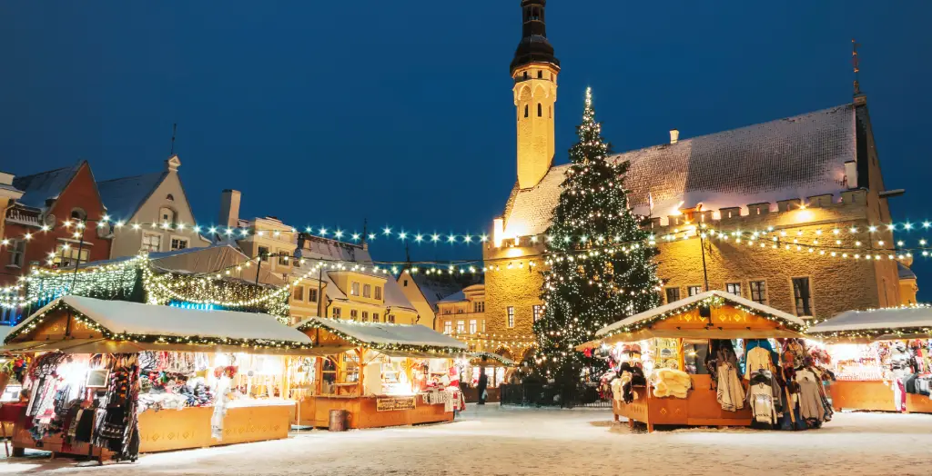 Weihnachtsmarkt in Tallin, Estland