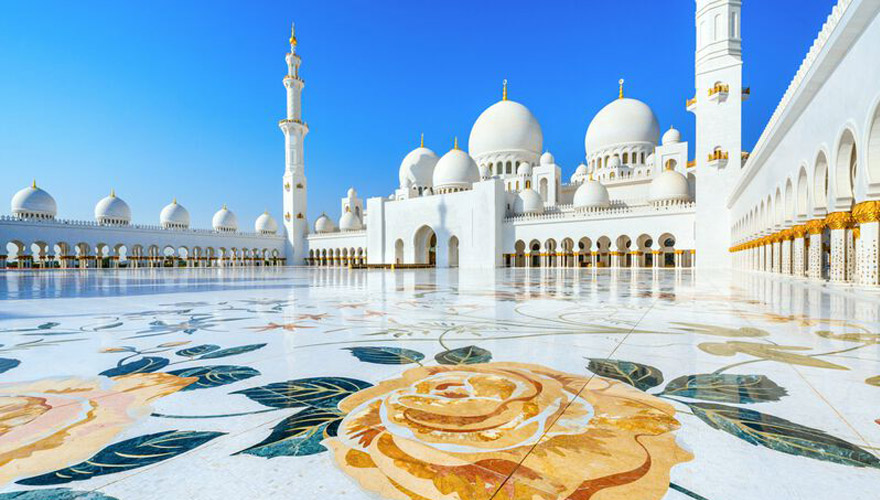 Scheich Zaydid Moschee in Abu Dhabi