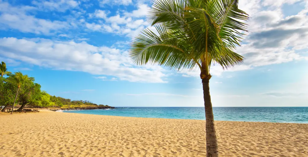 Hulopoe Beach auf der Insel Lanai in Hawaii, USA