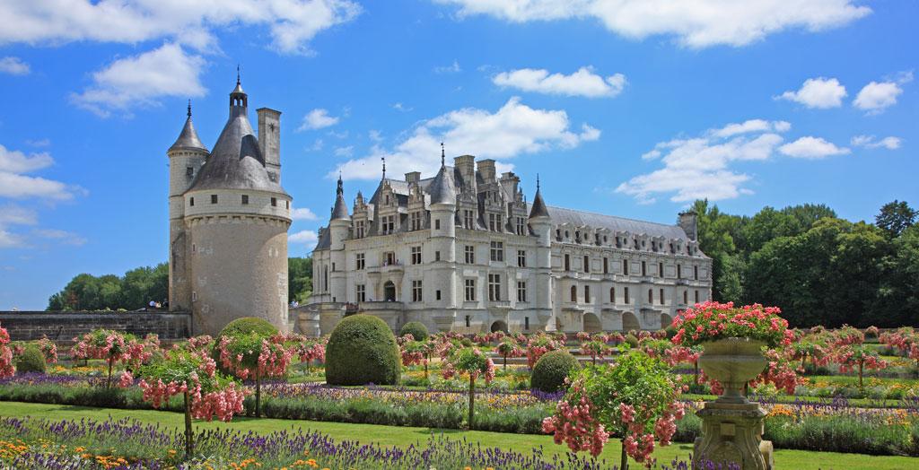 Chateau de Chenonceau im Loiretal, Frankreich