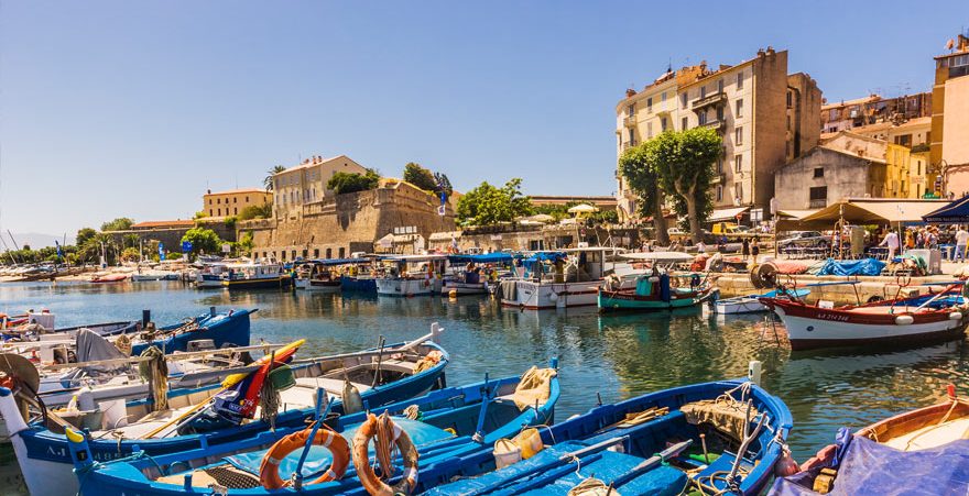 Hafen Ajaccio auf Korsika