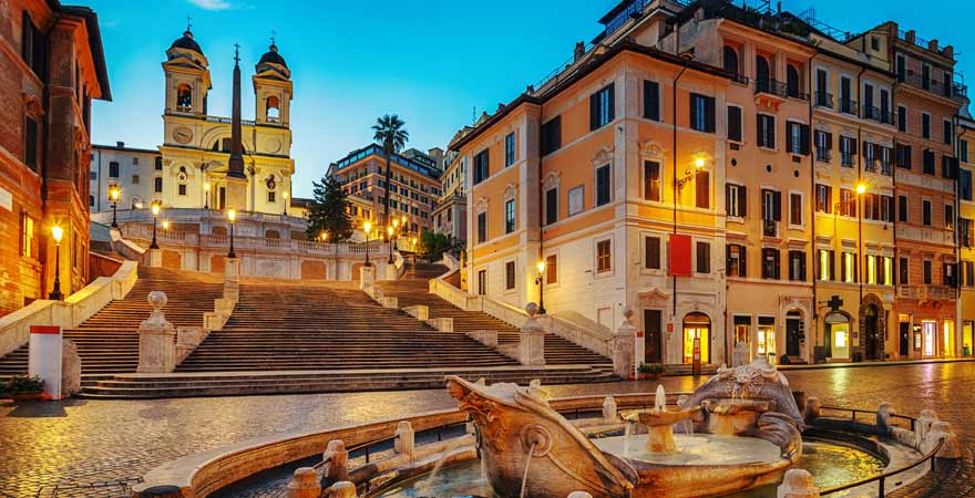 Spanische Treppe in Rom