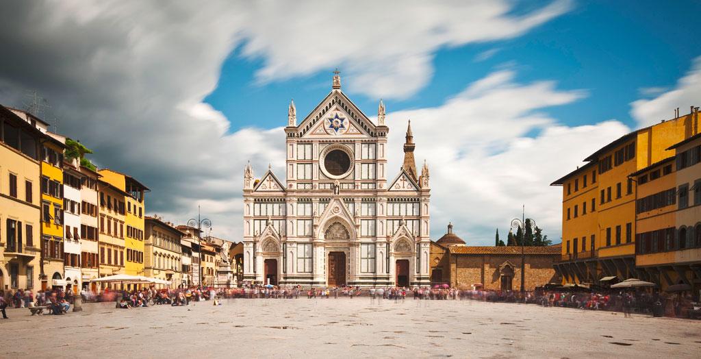 Basilica di Santa Croce in Florenz in Italien
