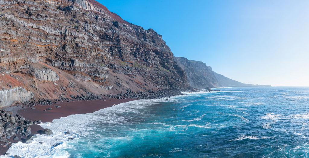 Verodal-Strand auf der Insel El Hierro, Kanarische Inseln, Spanien