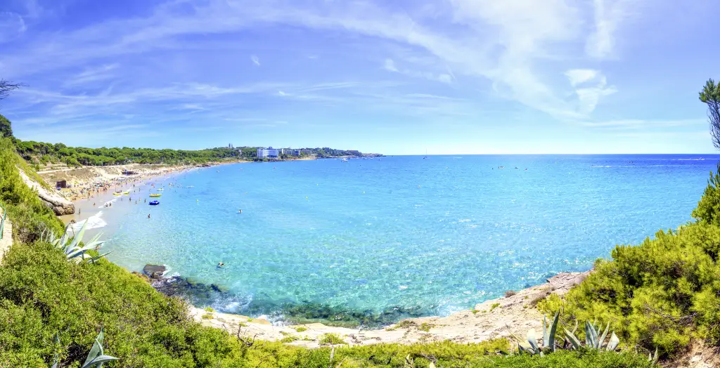 Strand von Tarragona in der Costa Dorada, Goldküste, Spanien