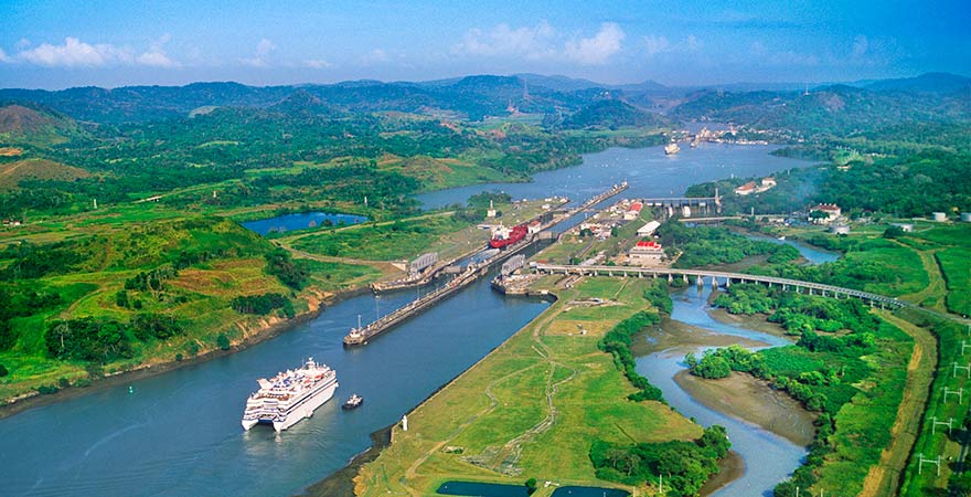 Miraflores Schleusen am Panamakanal