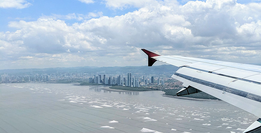 Flugzeug Panama-Stadt