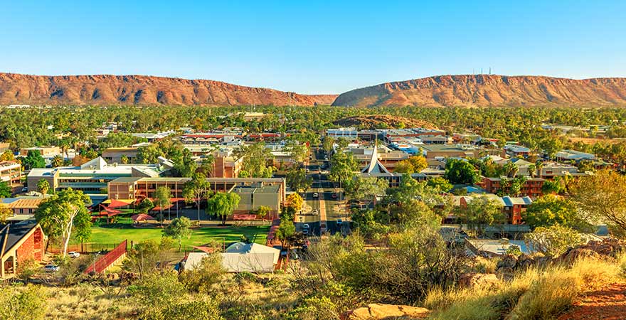 Alice Springs im Northern Territory in Australien