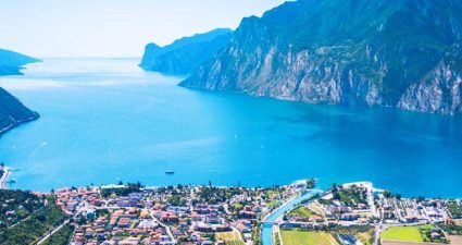 Blick auf Trentino am Gardasee