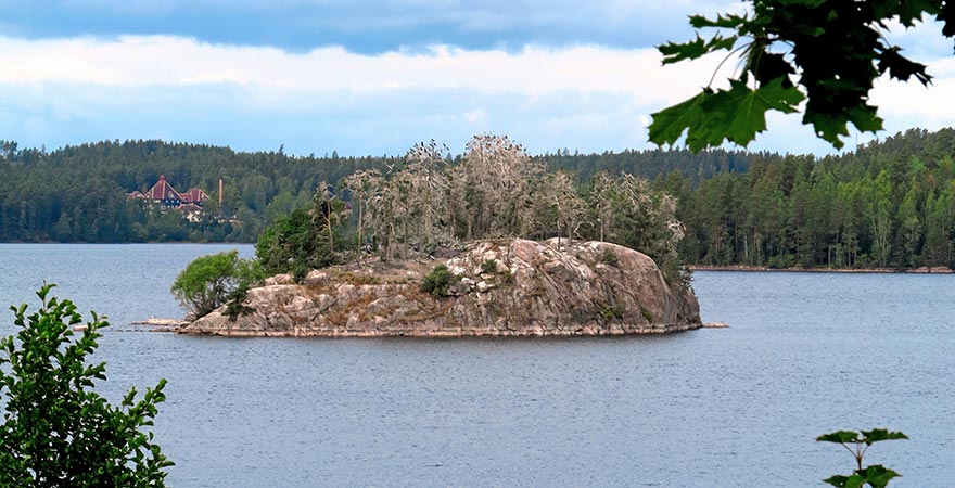 See Sommen in der Provinz Östergötland in Schweden