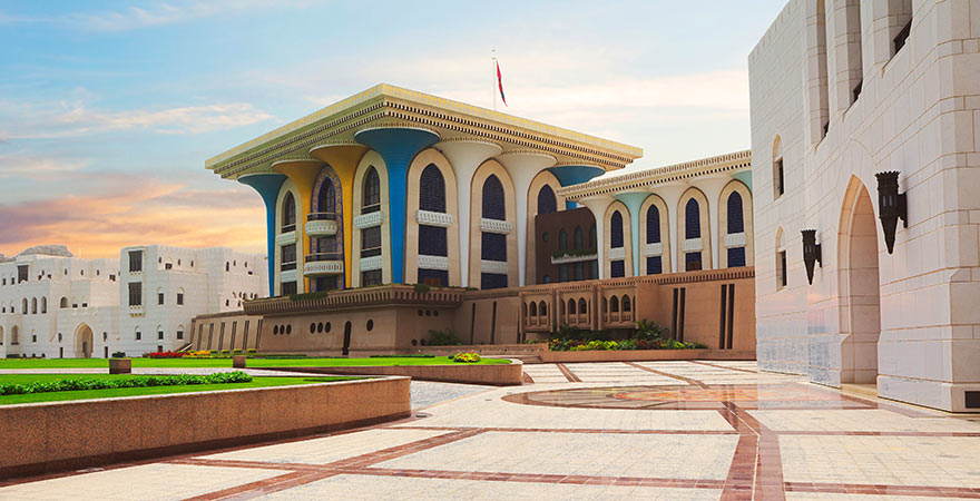 Palast Al Alam in Maskat im Oman