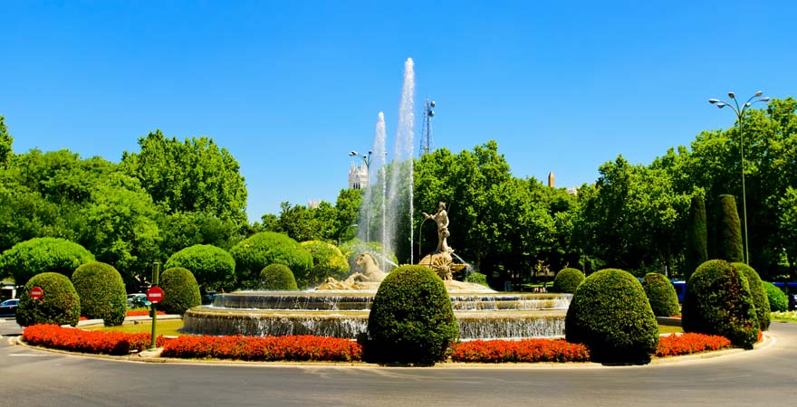 Neptunbrunnen in Madrid