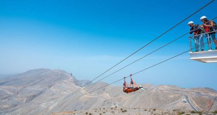 Die längste Zipline der Welt in Ras al Khaimah