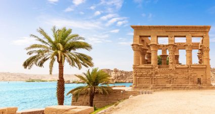 Der Philae-Tempel bei Assuan in Ägypten