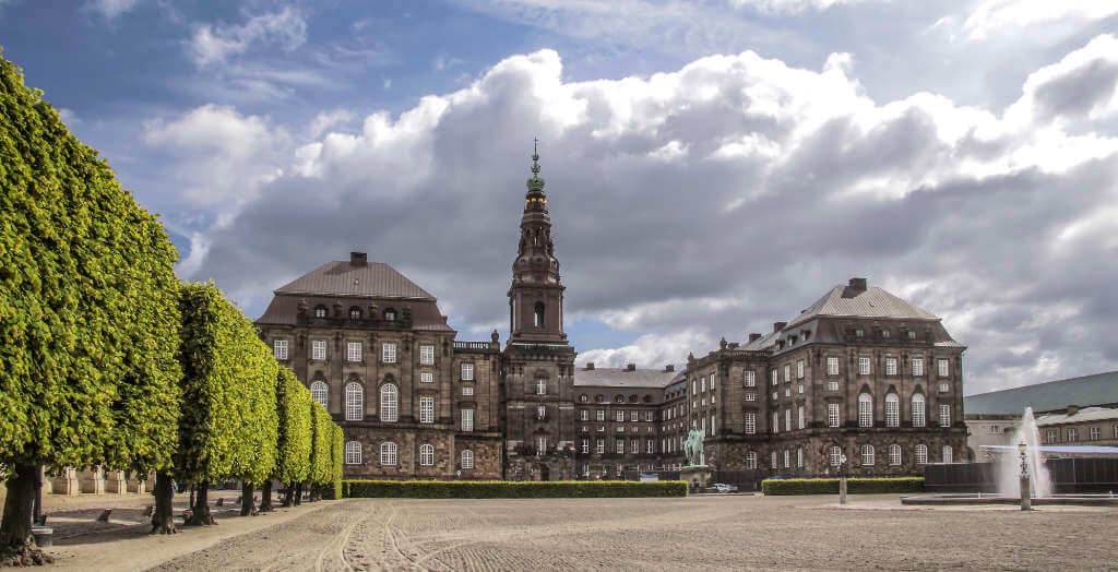 Schloss Christiansborg in Kopenhagen, Dänemark