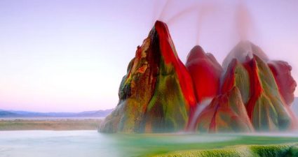 Der Fly Geysir in Nevada, USA