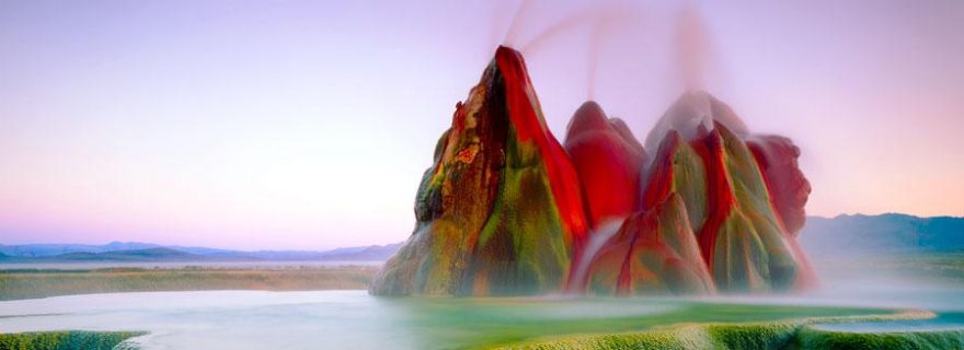 Der Fly Geysir in Nevada, USA