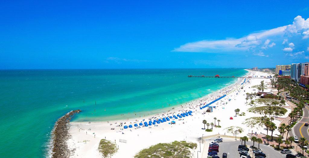 Strand vom Clearwater Beach in Florida, USA