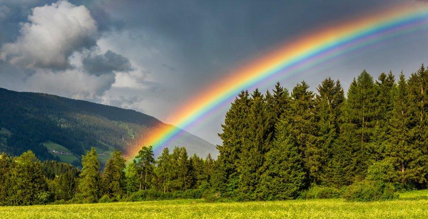 Regenbogen im Pustertal