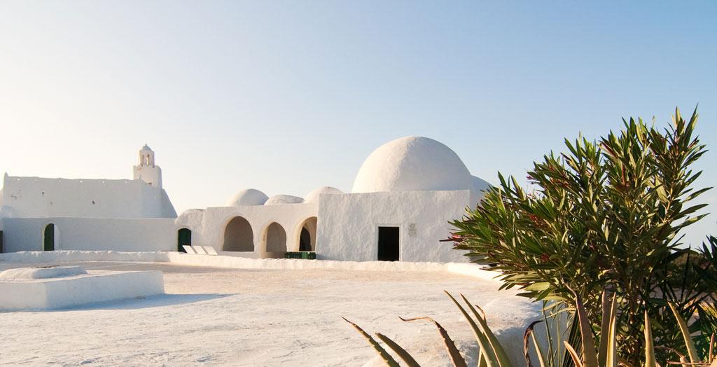Weiße Moschee auf Djerba, Tunesien