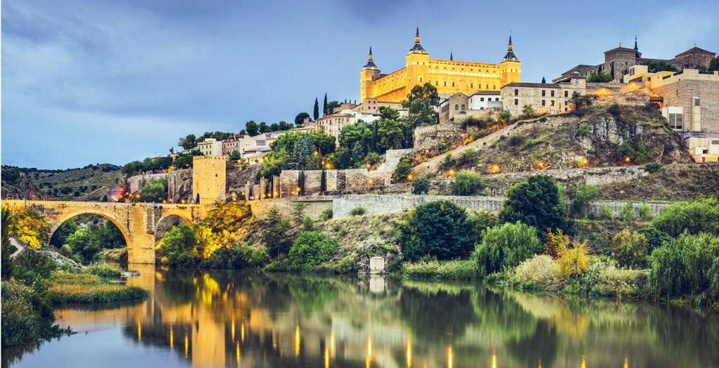 Die Festung Alcázar in Toledo, Spanien
