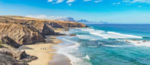 Strand auf Fuerteventura, Kanarische Inseln, Spanien