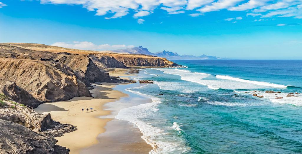 Strand auf Fuerteventura, Kanarische Inseln, Spanien